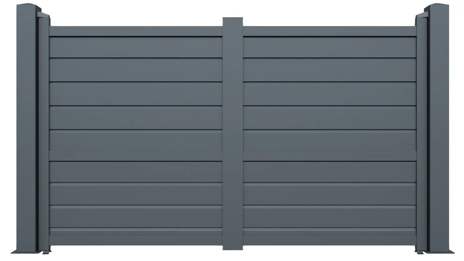 Set porti metalice din aluminiu, model 420, gri antracit, cu accesorii (hu) (Copy) (Copy)